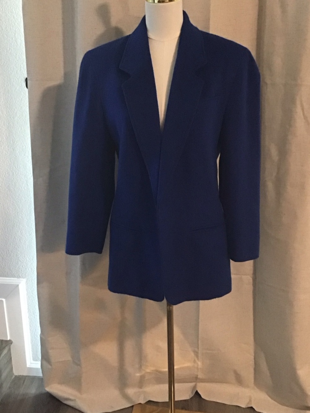 Women's Tailored Cobalt Blue Blazer
